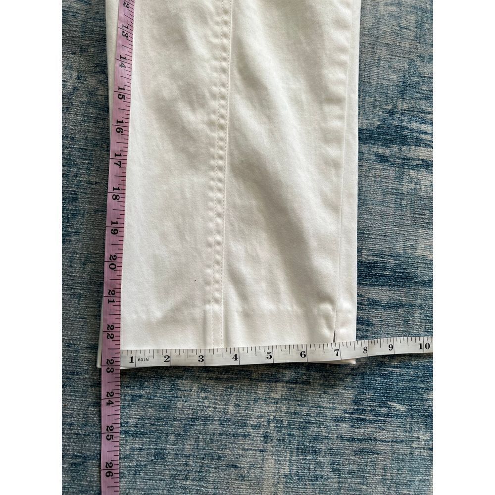 Cache White Denim Capri Size 8 - Picture 5 of 7